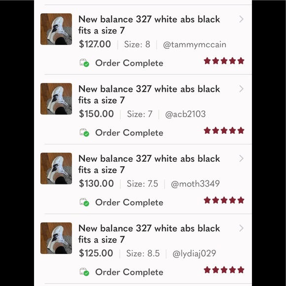 New balance 327 white and black last pair - Picture 10 of 12